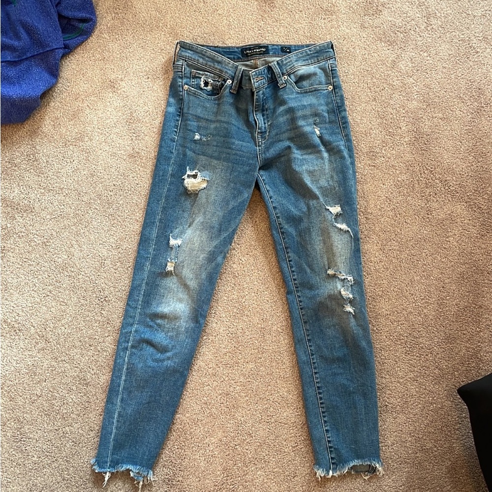 Lucky brand distressed jeans